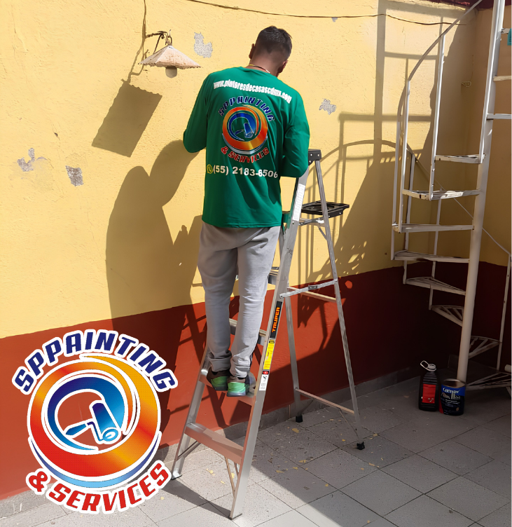 Aplicación de manos de pintura en paredes residenciales