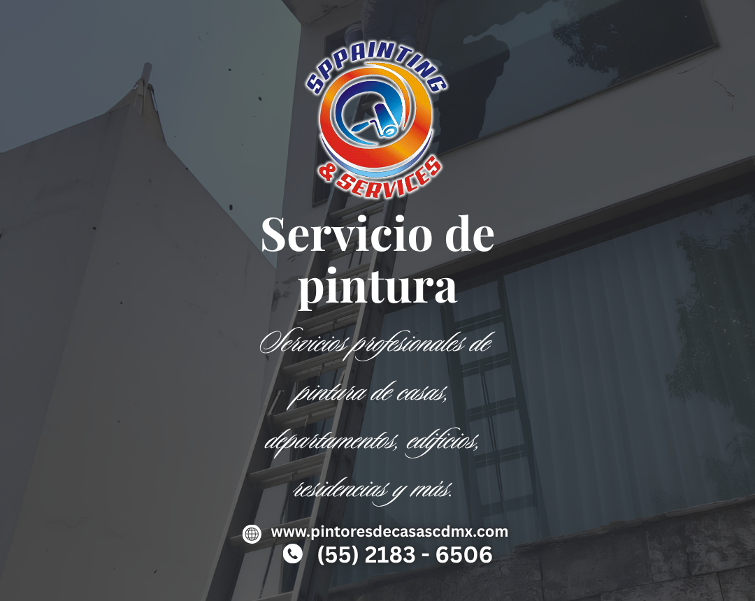 Pintor especialista ejecutando acabados de SPpainting