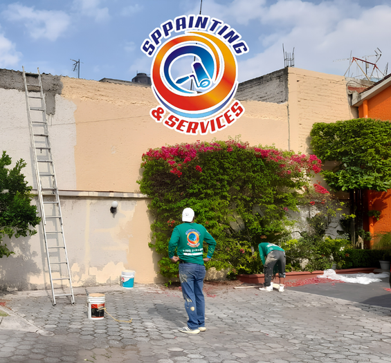 Habitación ordenada y lista para intervención de pintura residencial
